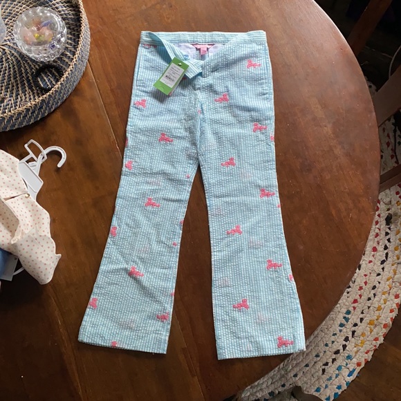 Lilly Pulitzer seersucker pants - Picture 1 of 6